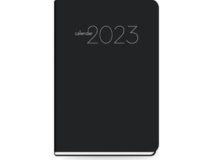 Ημερολόγιο εβδομαδιαίο The Writing Fields All Times 320 7.5x11cm 2024 ημιεύκαμπτο εξώφυλλο με ματ δερματίνη μαύρο